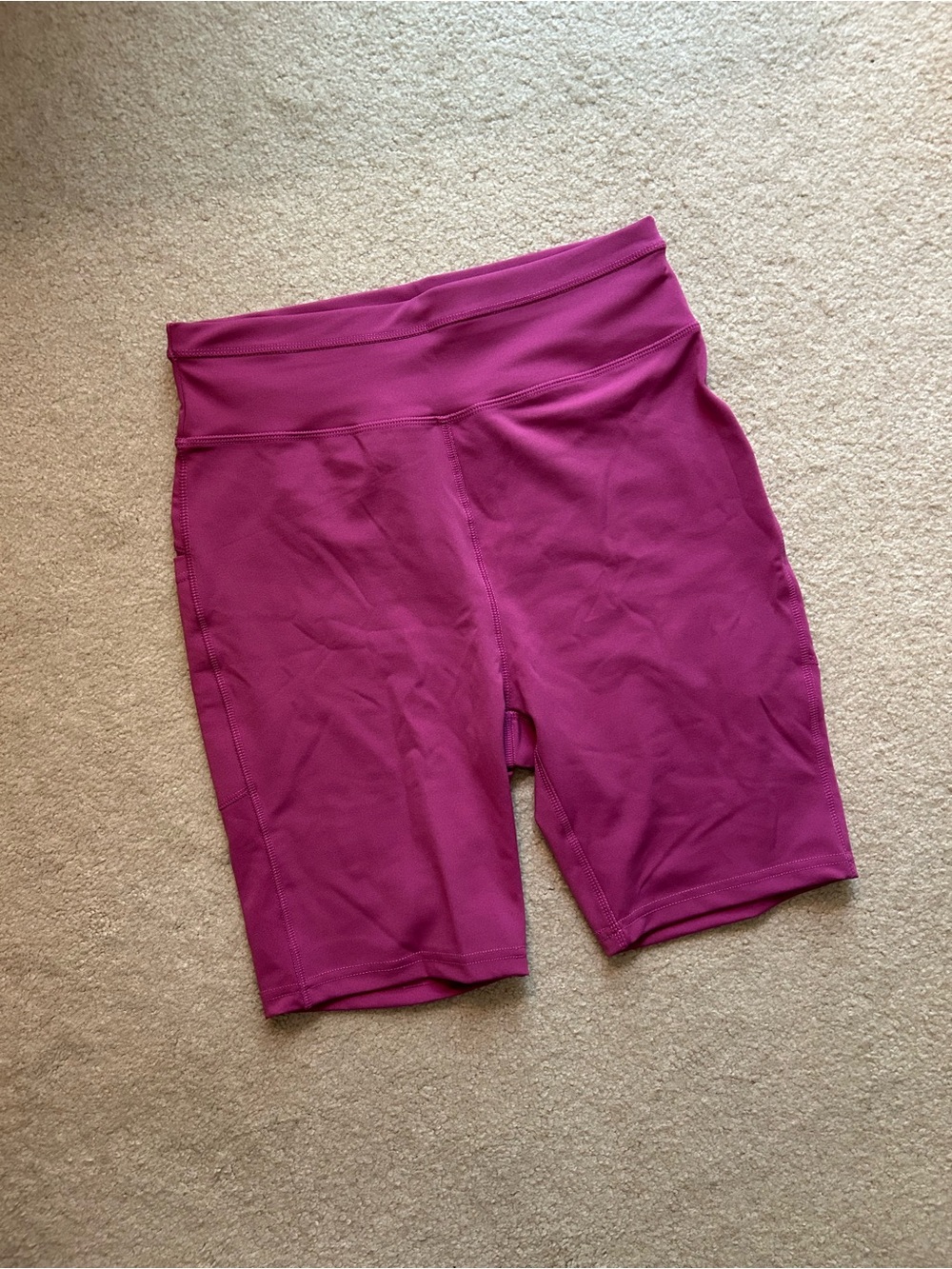 POP Fit High-Rise Berry Bike Shorts